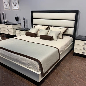 Кровать с решеткой отделка бежевый блестящий лак beige B gloss, шпон вишни H, ткань Anizo-01